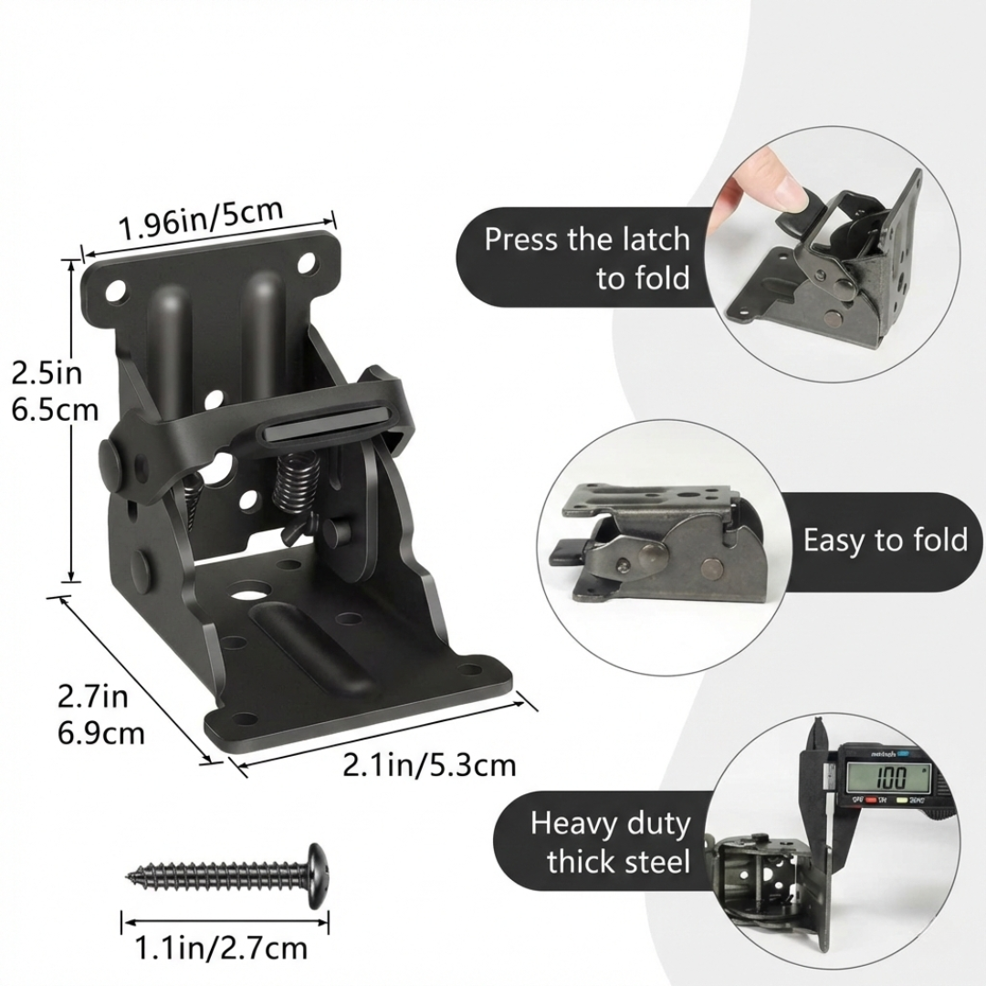 L90 PRO | The 90° Self-Locking Leg Brackets