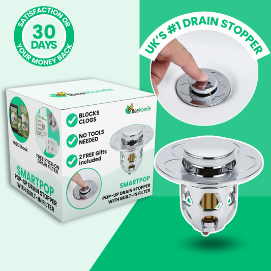 SMARTPOP | Drain Stopper With Built-in Filter