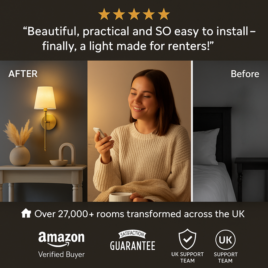 W50 PRO | The 3-in-1 Wireless Wall Light (Set of 2)