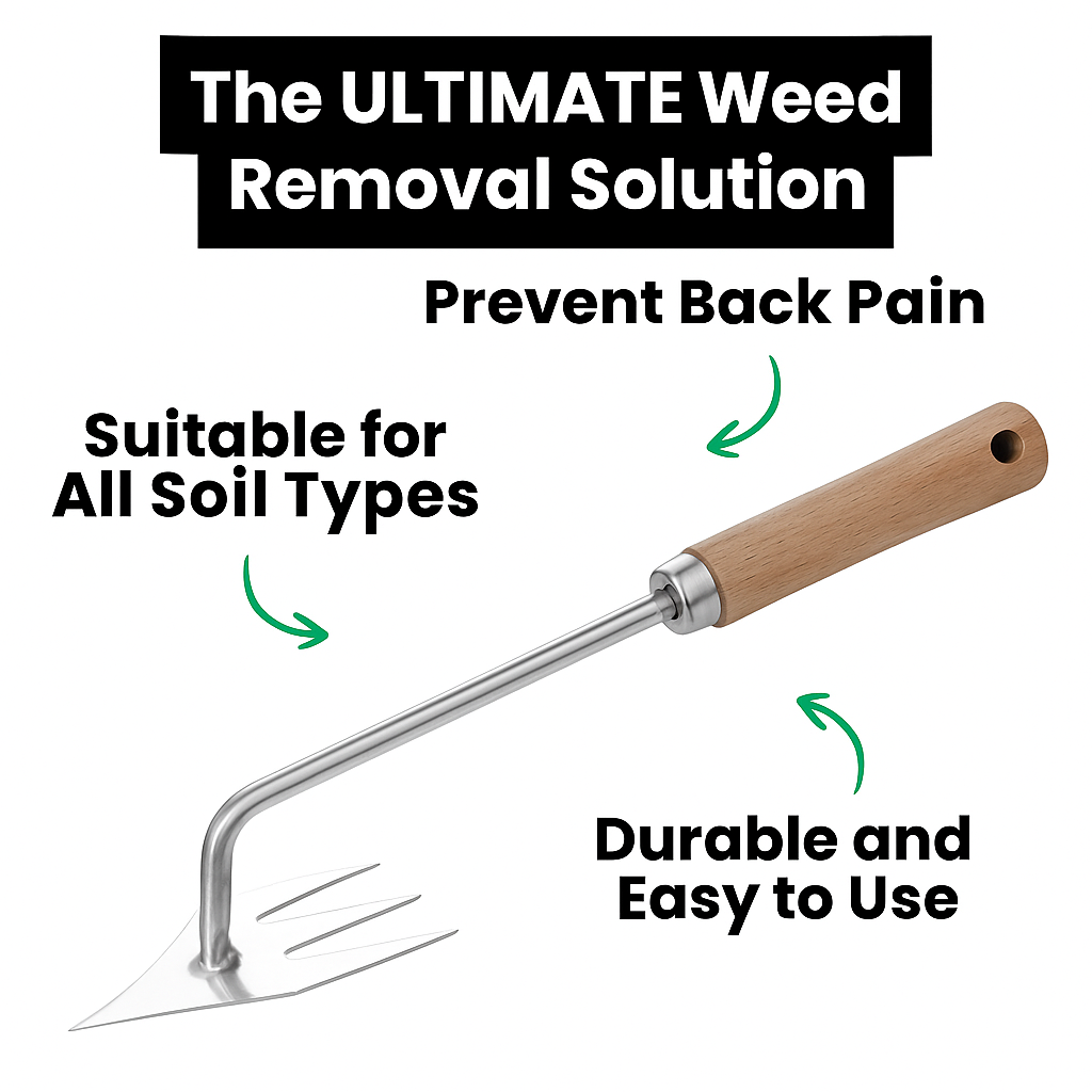 W44 PRO | Stainless Steel Weed Puller