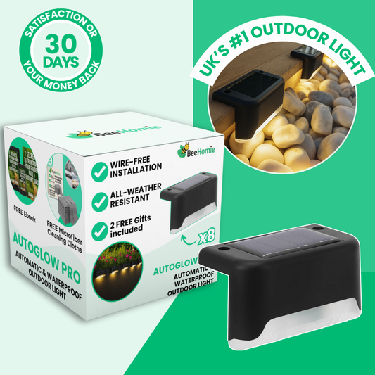 AutoGlow PRO | UK’s #1 Rated Weatherproof Solar Deck Light