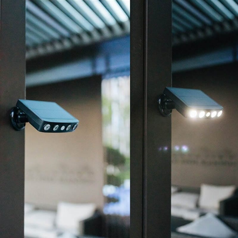 Powerful Solar Wall Lamp with Motion Detector