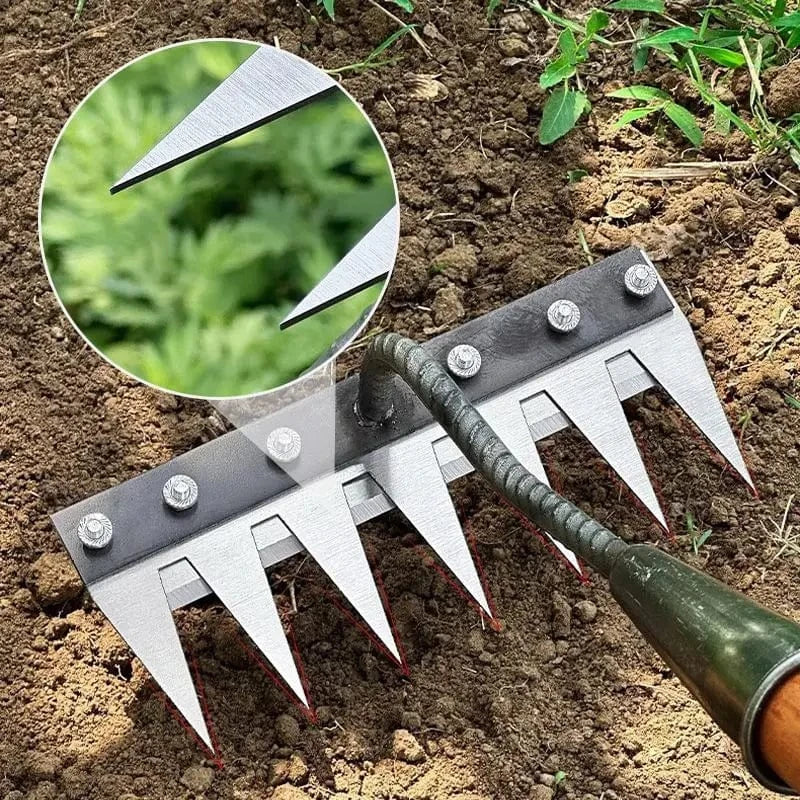 Ultra-Efficient Heavy-Duty Weeding Rake