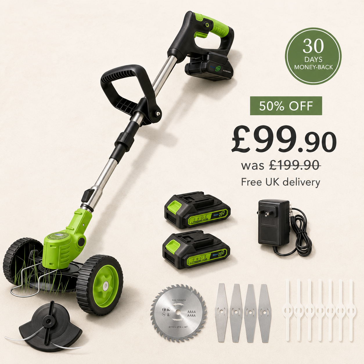 G90 PRO | The Complete 3-in-1 Cordless Trimmer Kit