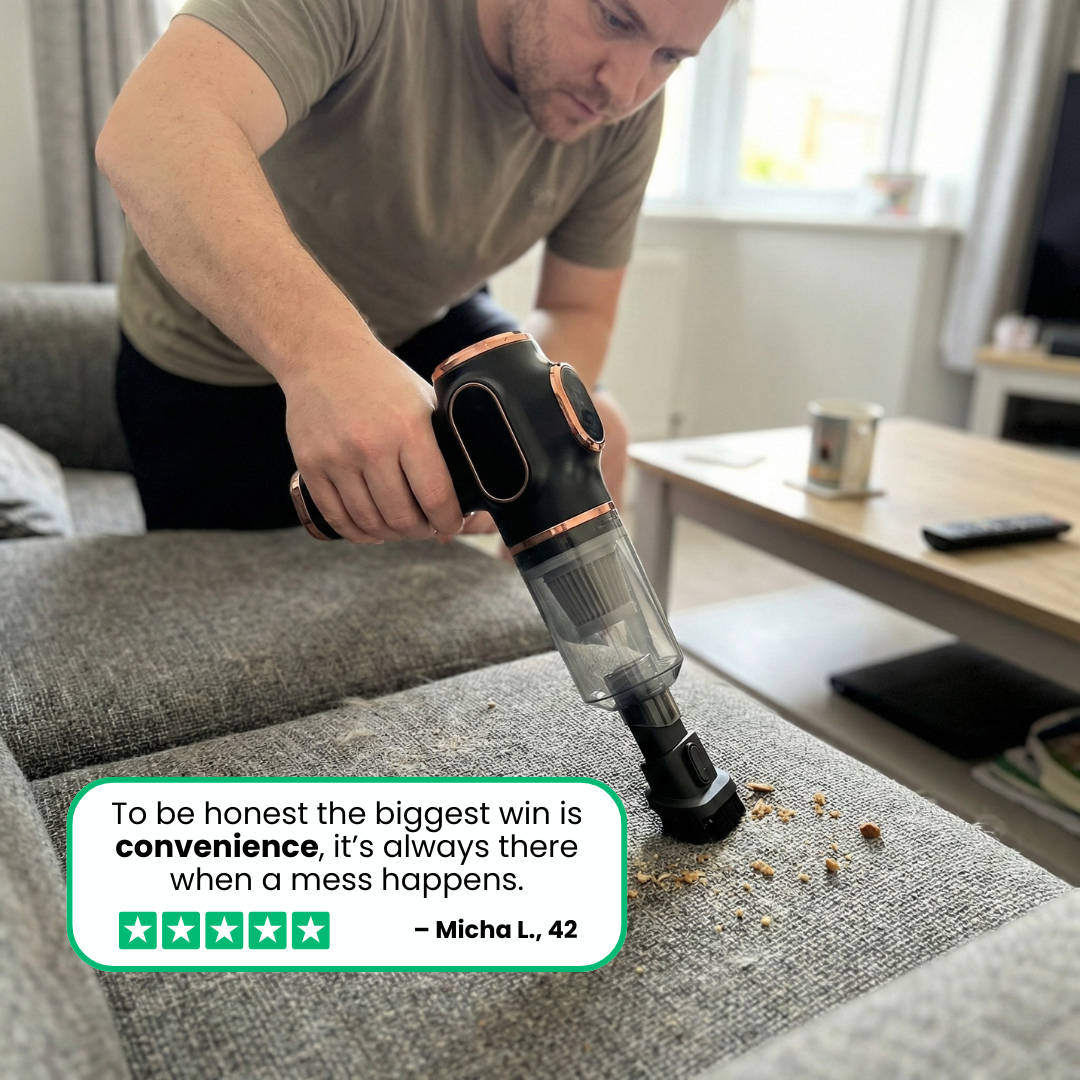 V25 PRO | DualFlow Car Vacuum & Air Duster