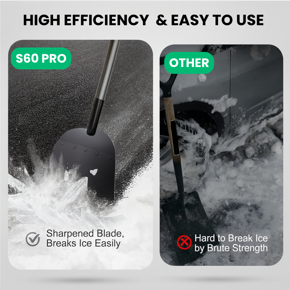 S60 PRO | Heavy Duty Snow Shovel