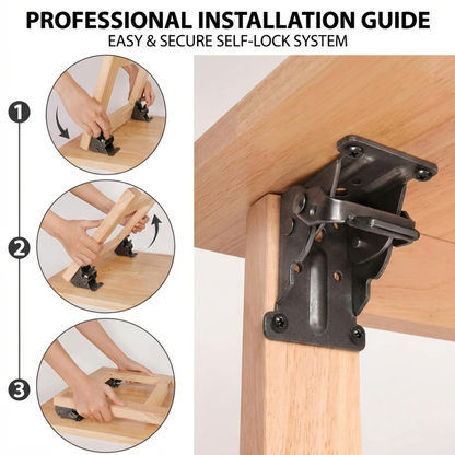 L90 PRO | The 90° Self-Locking Leg Brackets