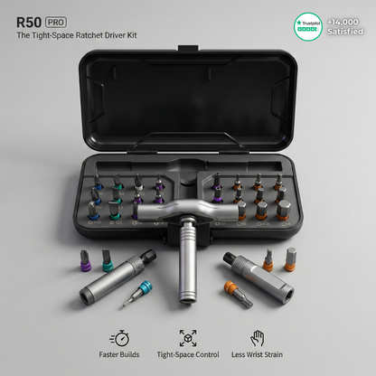 R50 PRO | The Tight-Space Ratchet Driver Kit