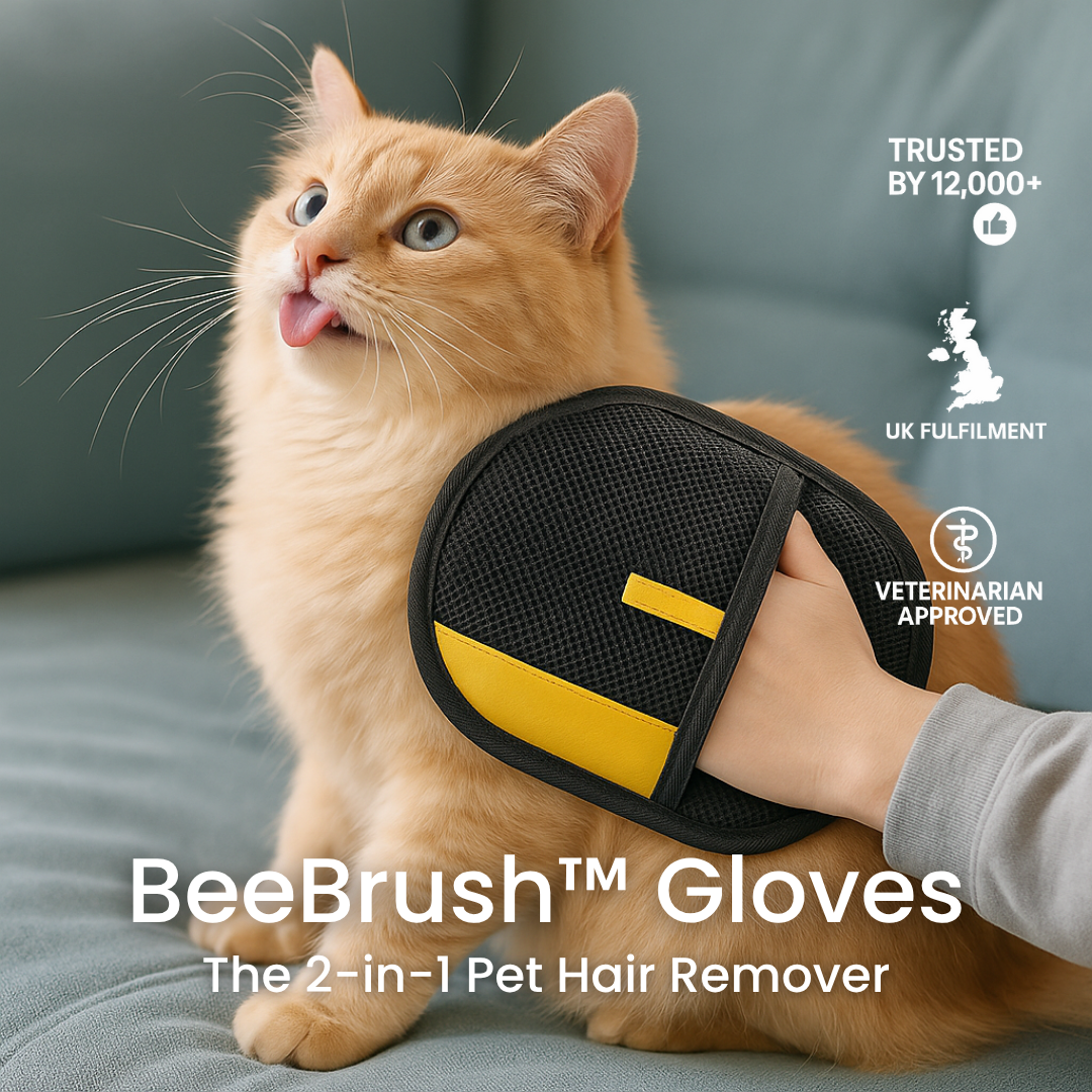 BeeBrush Gloves | The 2-in-1 Pet Hair Remover