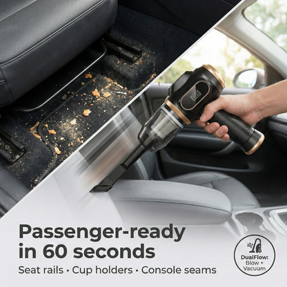V25 PRO | DualFlow Car Vacuum & Air Duster