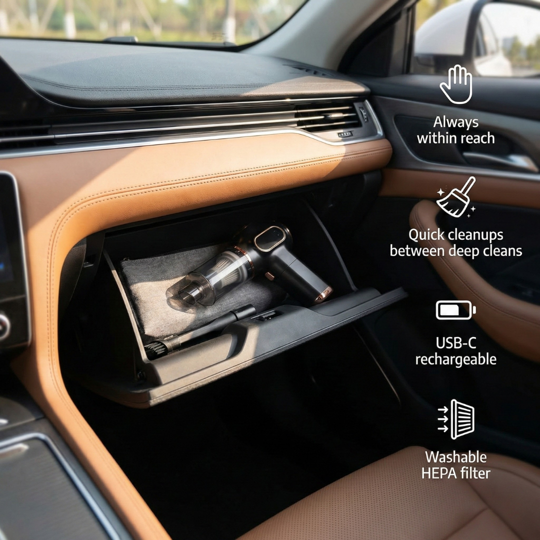 V25 PRO | DualFlow Car Vacuum & Air Duster