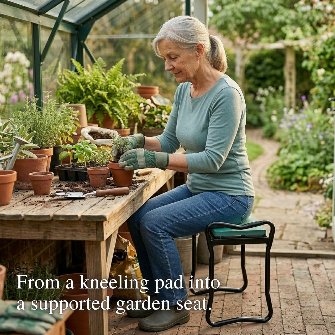 G40 PRO | The Folding Garden Kneeler & Stool