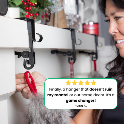 GlowGrip | The 2-in-1 Mantel & Garland Hanger