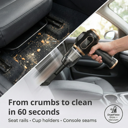 V25 PRO | DualFlow Car Vacuum & Air Duster