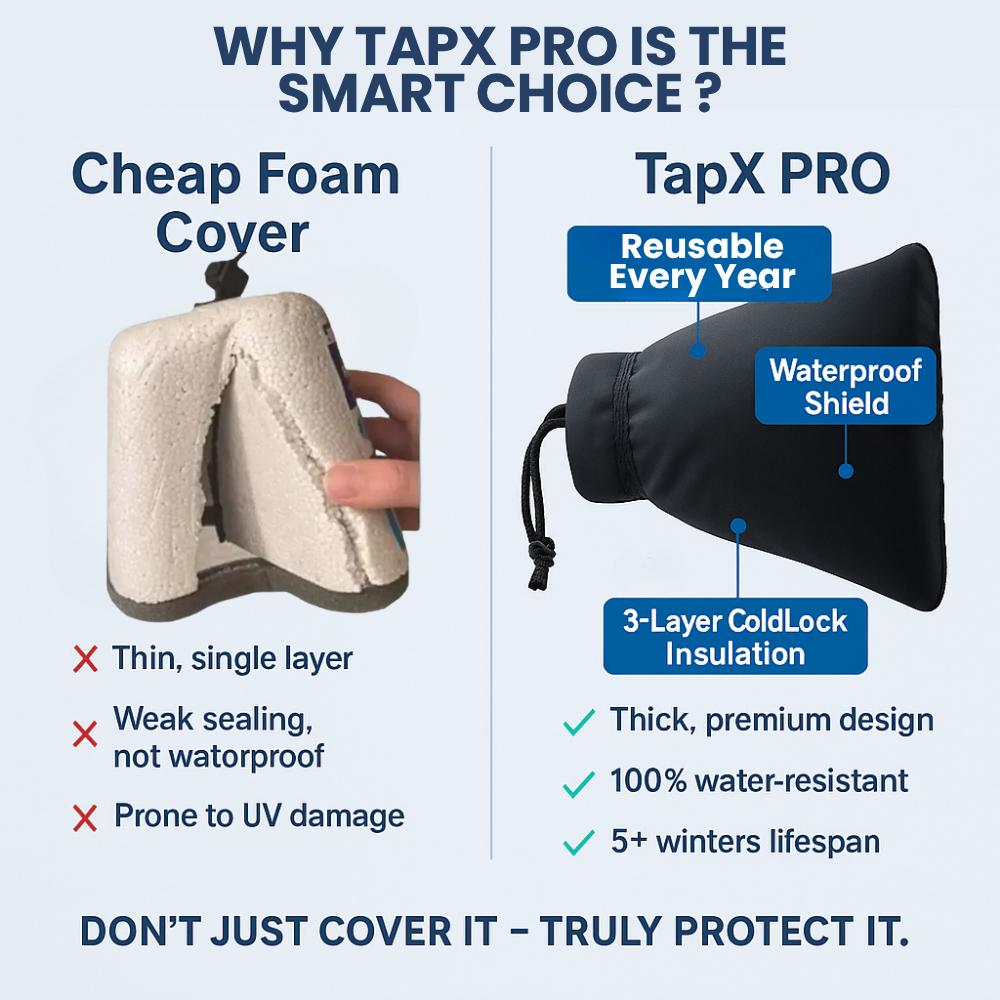 TapX PRO | Heavy-Duty 3-Layer Faucet Freeze Shield (2PCS)