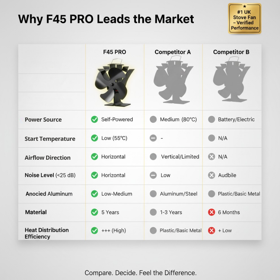 F45 PRO | The Self-Powered Heat Circulator