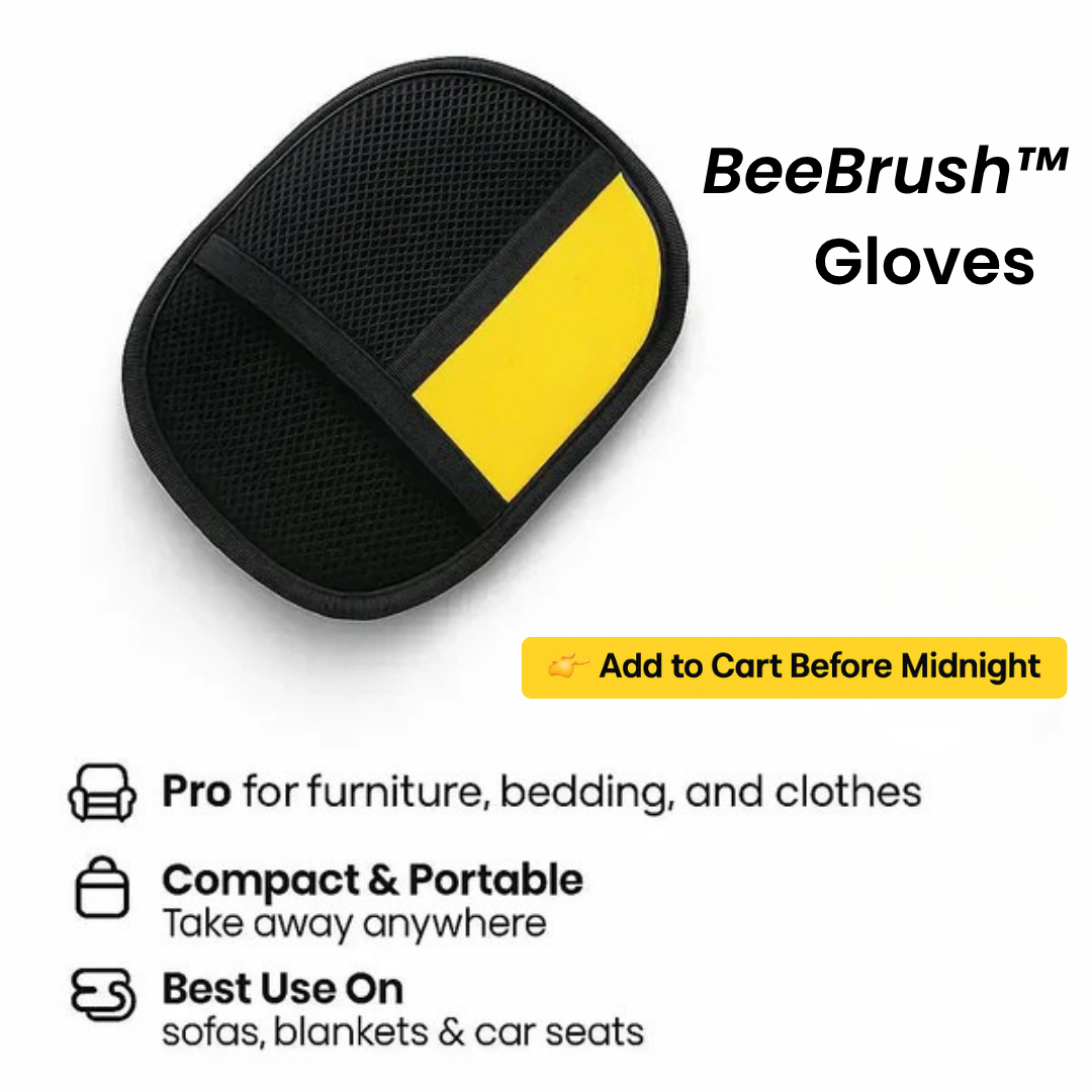 BeeBrush Gloves | The 2-in-1 Pet Hair Remover