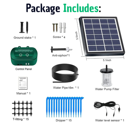 W60 PRO | The Solar Auto-Watering System