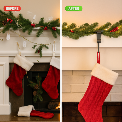 GlowGrip | The 2-in-1 Mantel & Garland Hanger