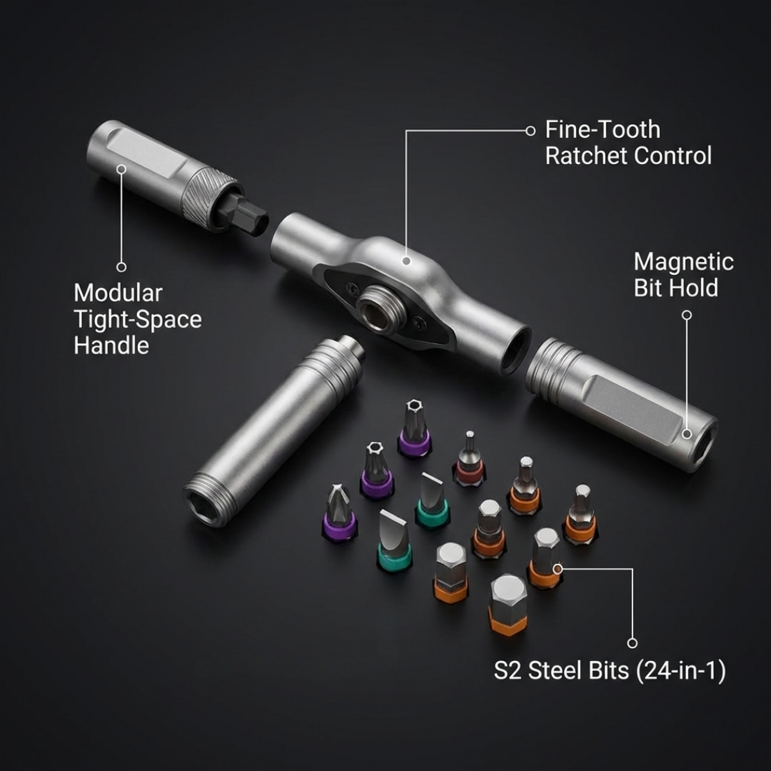 R50 PRO | The Tight-Space Ratchet Driver Kit