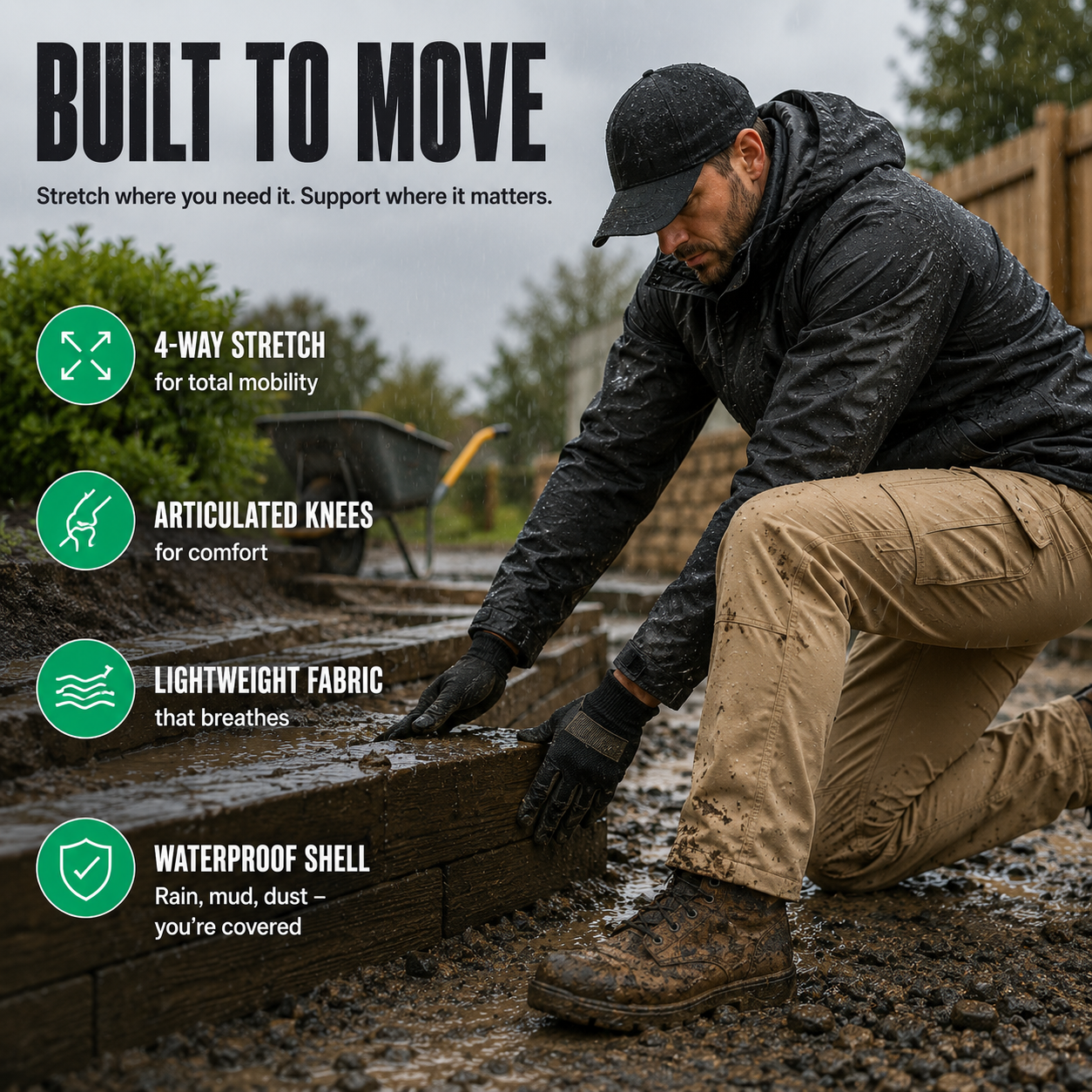 T70 PRO | The Indestructible All-Conditions Cargo Trousers