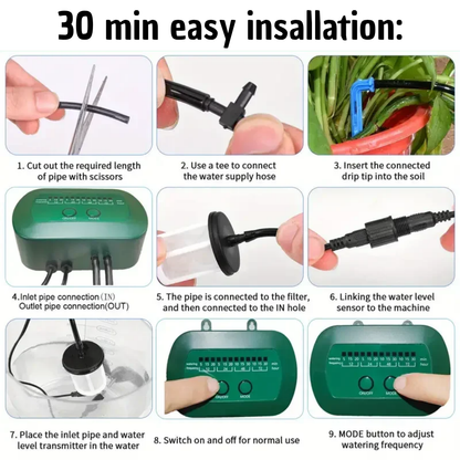 W60 PRO | The Solar Auto-Watering System