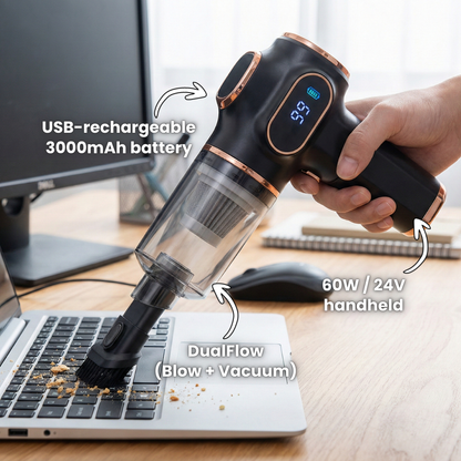 V25 PRO | DualFlow Home Vacuum & Air Duster