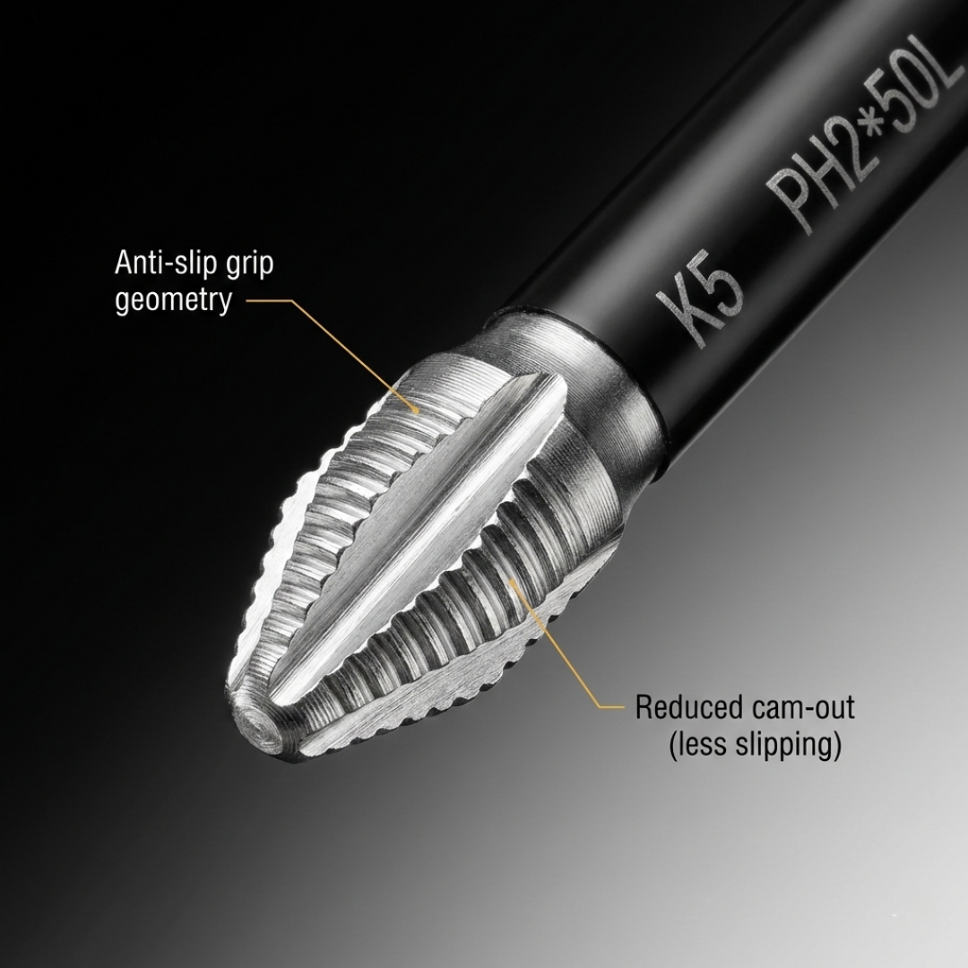 D70 PRO | The Anti-Slip Screwdriver Bit Set