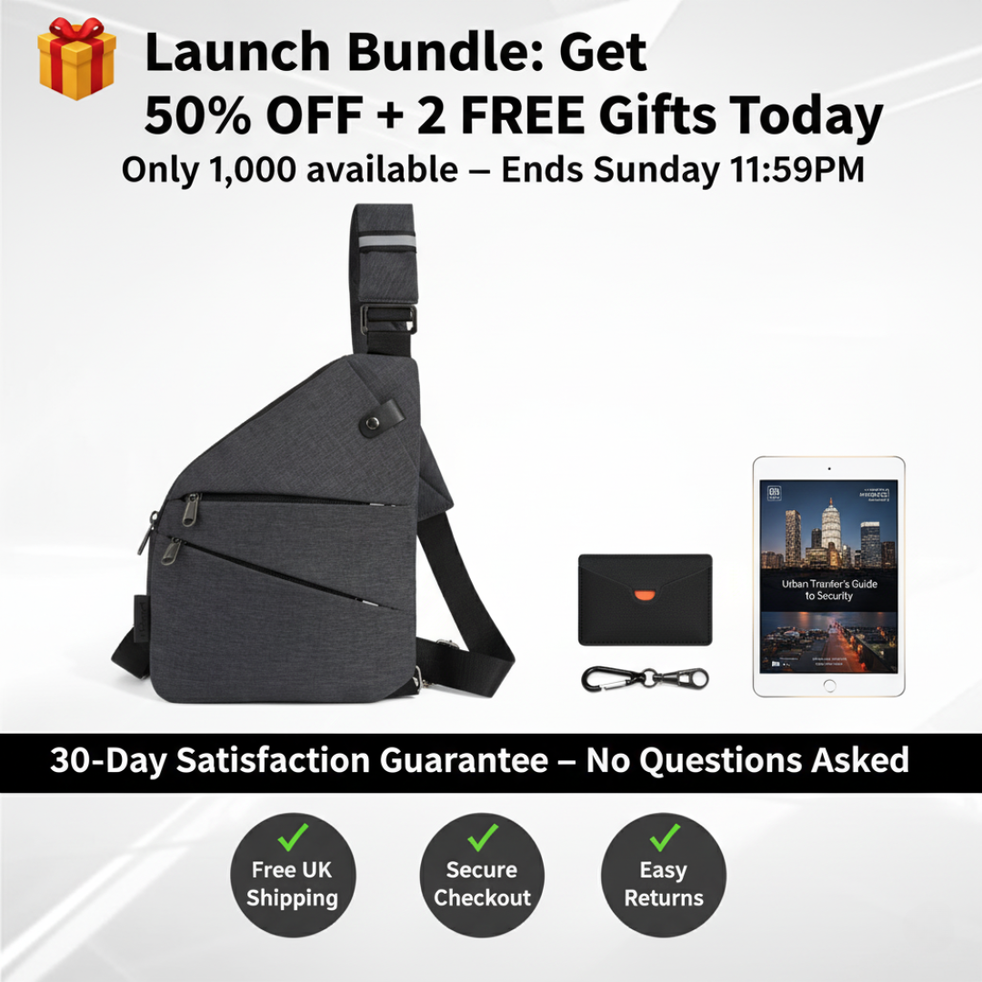 X40 PRO | The Stealth Anti-Theft Shoulder Bag