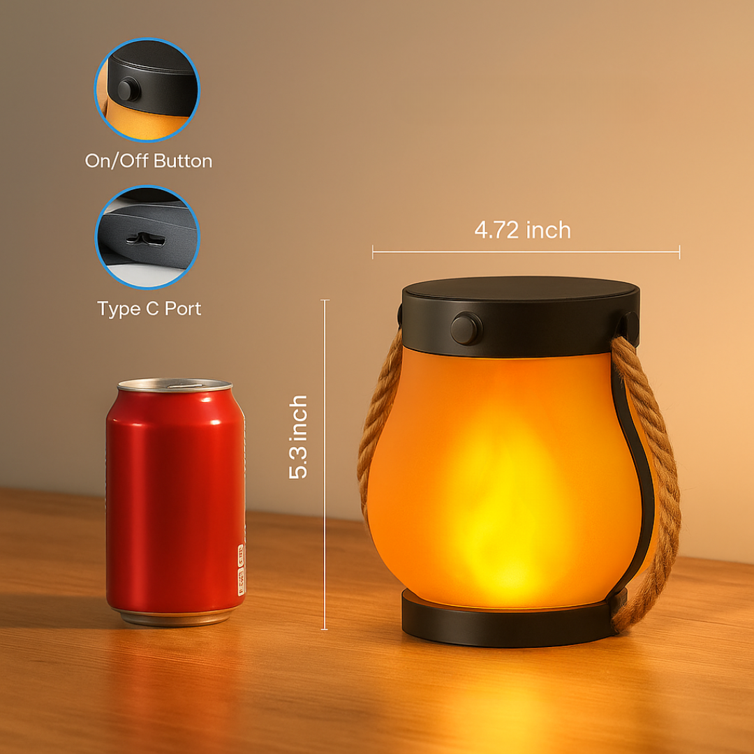 BeeGlow Lantern | The Dancing Flame Lamp