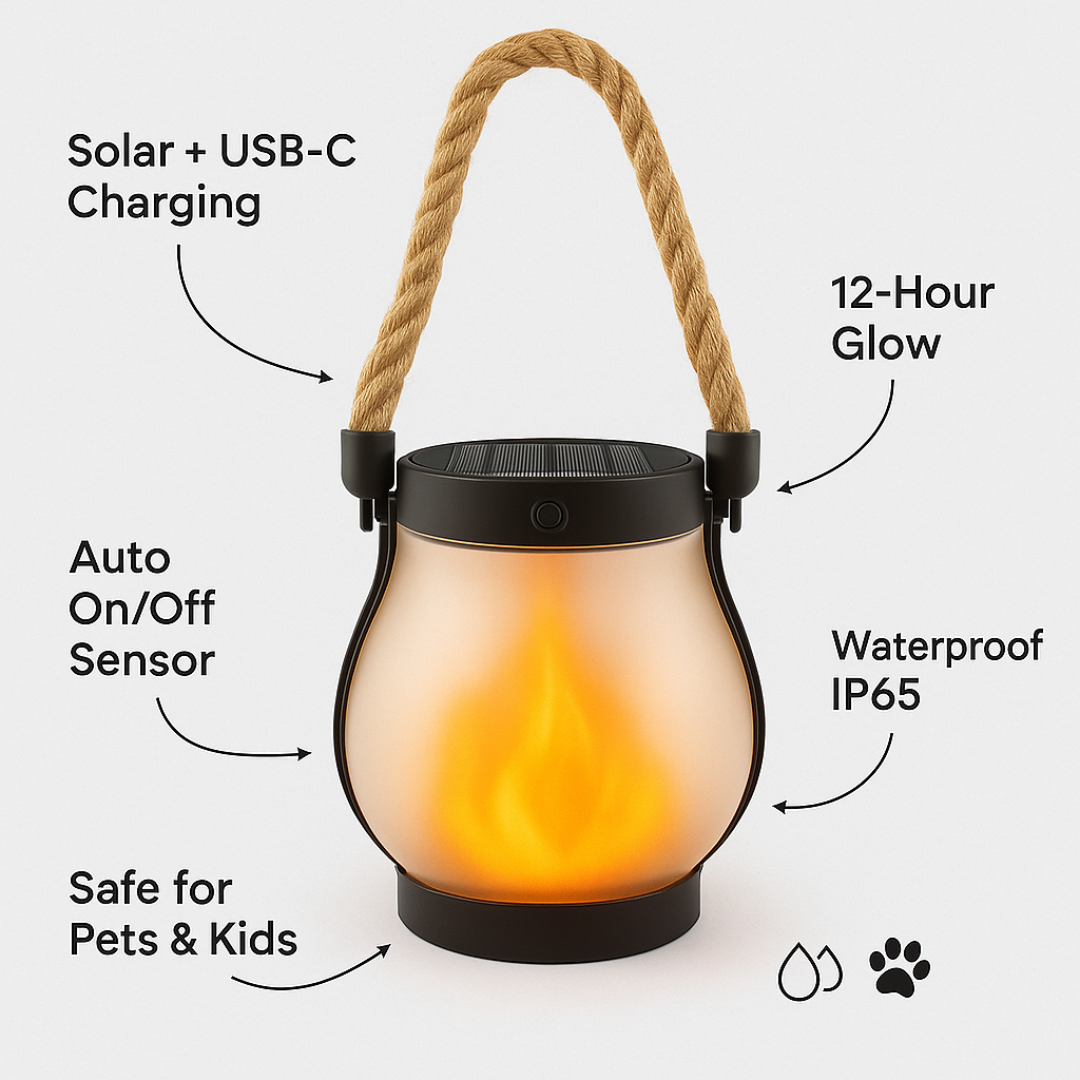 BeeGlow Lantern | The Dancing Flame Lamp