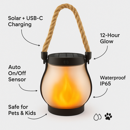 BeeGlow Lantern | The Dancing Flame Lamp