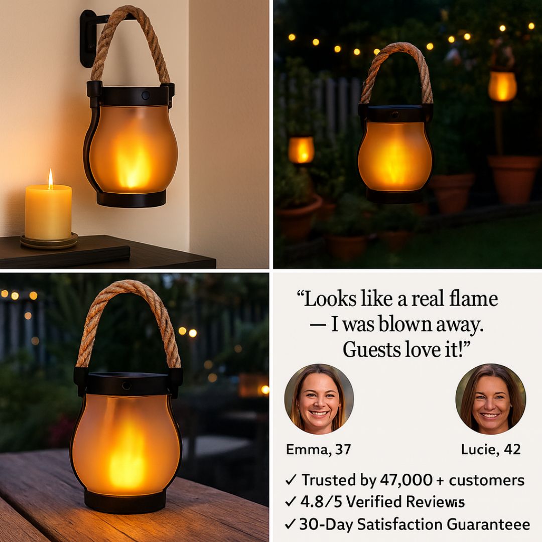 BeeGlow Lantern | The Dancing Flame Lamp