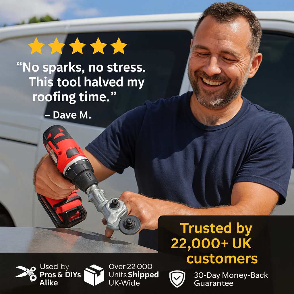 M55 PRO | The Drill-Powered Sheet Metal Shredder