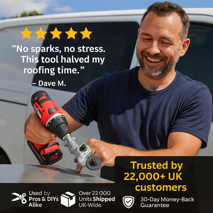 M55 PRO | The Drill-Powered Sheet Metal Shredder