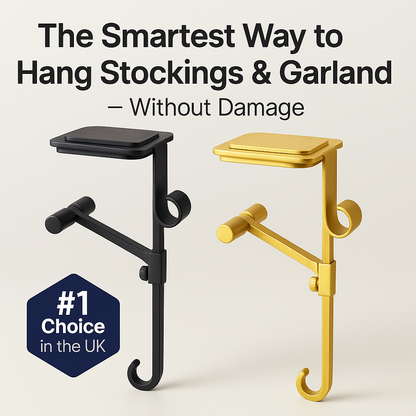 GlowGrip | The 2-in-1 Mantel & Garland Hanger