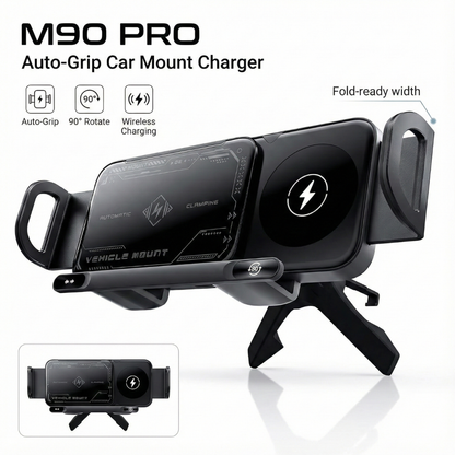 M90 PRO | The Auto-Grip Car Mount Charger