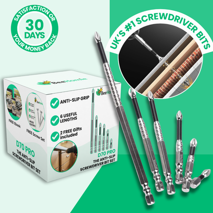 D70 PRO | The Anti-Slip Screwdriver Bit Set