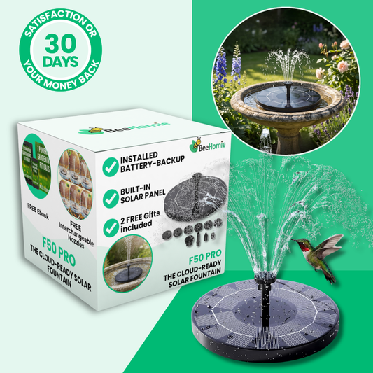 F50 PRO | The Cloud-Ready Solar Fountain