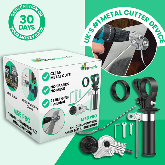 M55 PRO | The Drill-Powered Sheet Metal Shredder