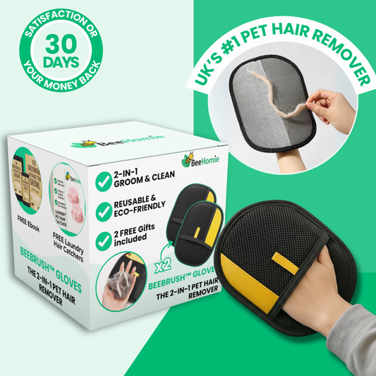 BeeBrush Gloves | The 2-in-1 Pet Hair Remover