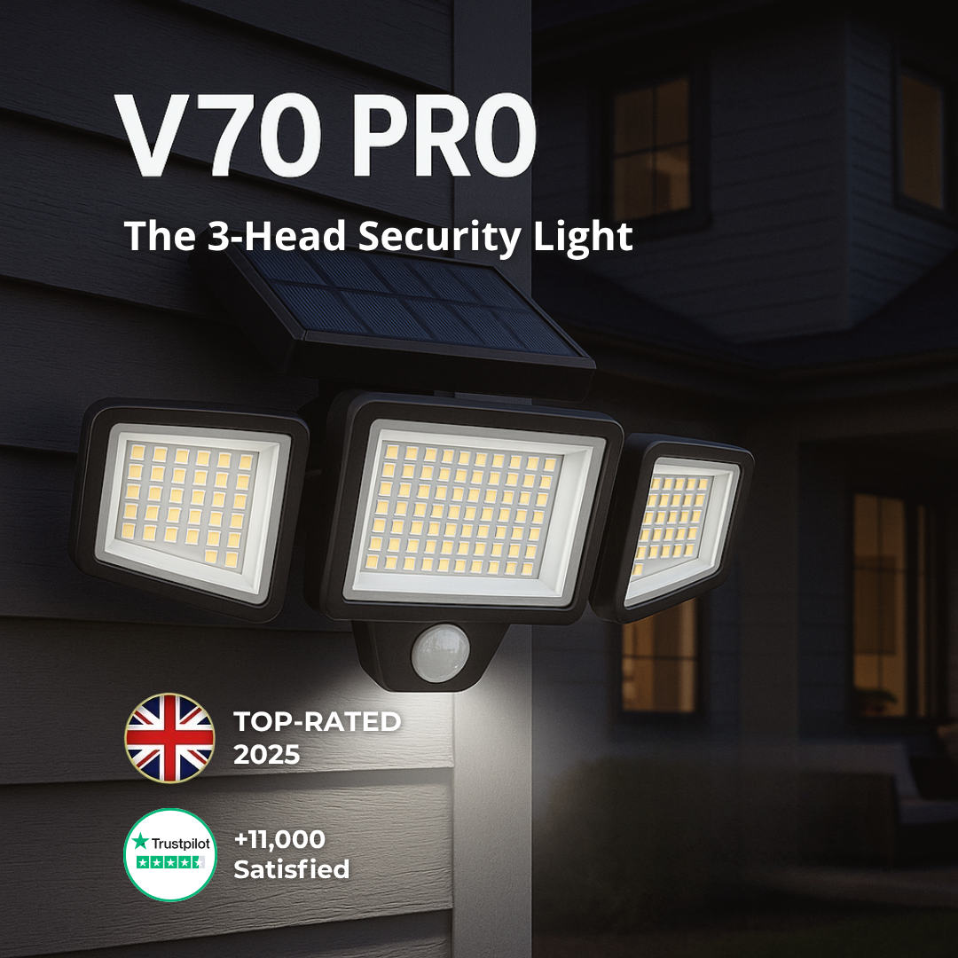 V70 PRO | The 270° Auto-Sensor Security Light