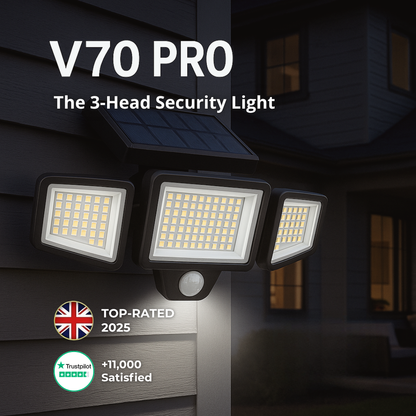 V70 PRO | The 270° Auto-Sensor Security Light