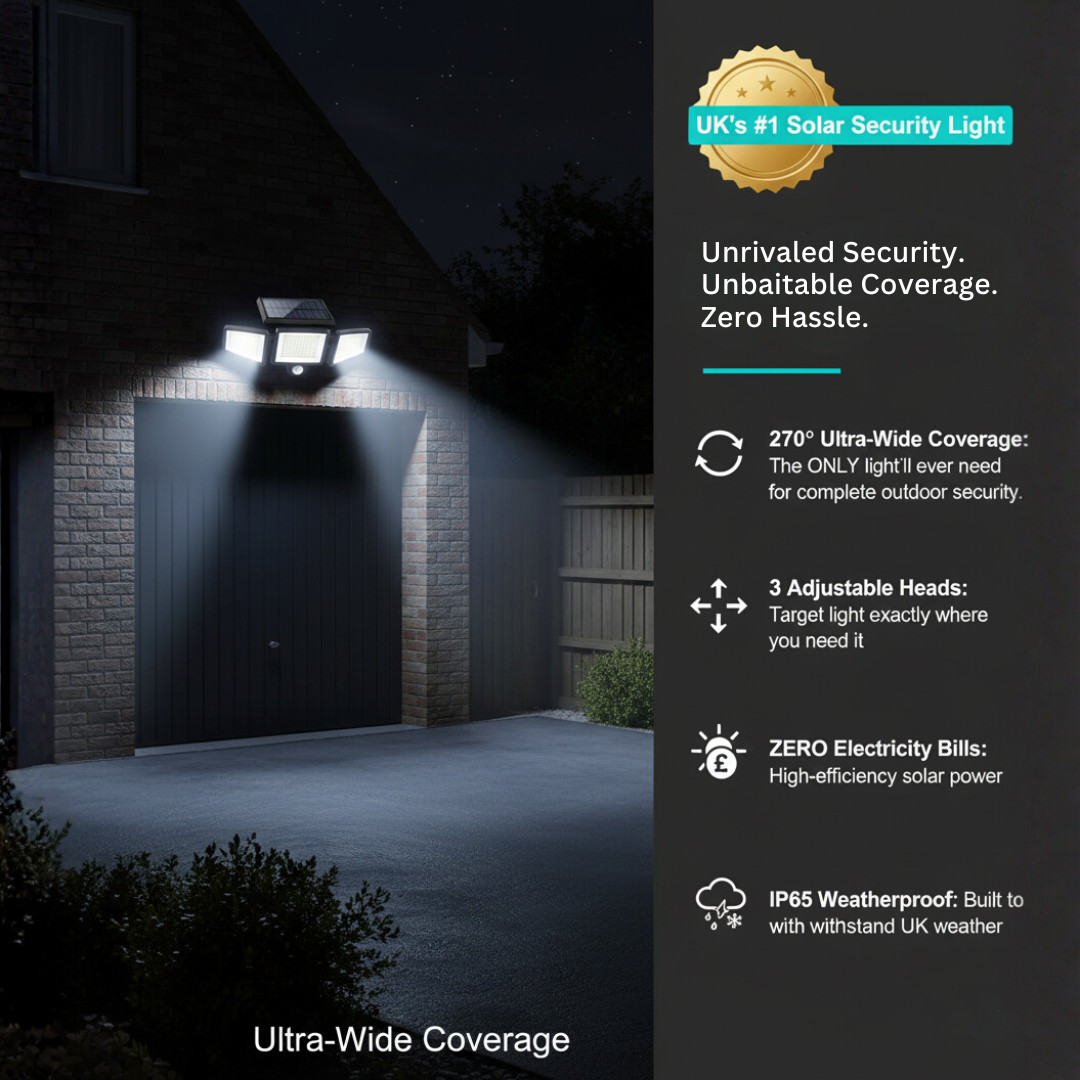 V70 PRO | The 270° Auto-Sensor Security Light