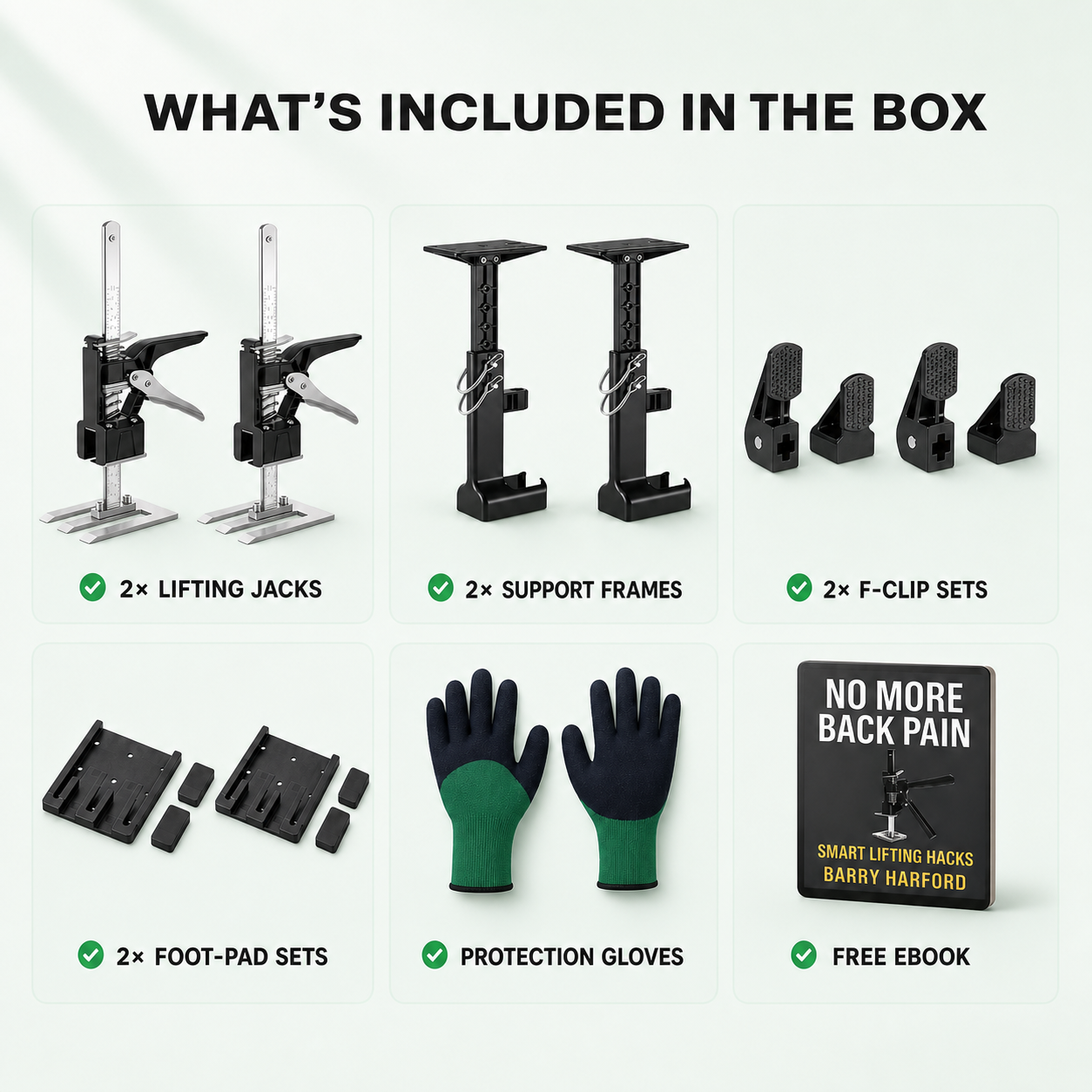 LiftMate Pro™ Twin Pack — The Finish-It-Alone Kit