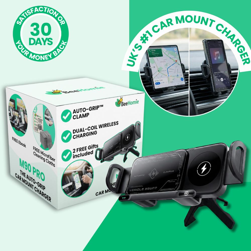M90 PRO | The Auto-Grip Car Mount Charger