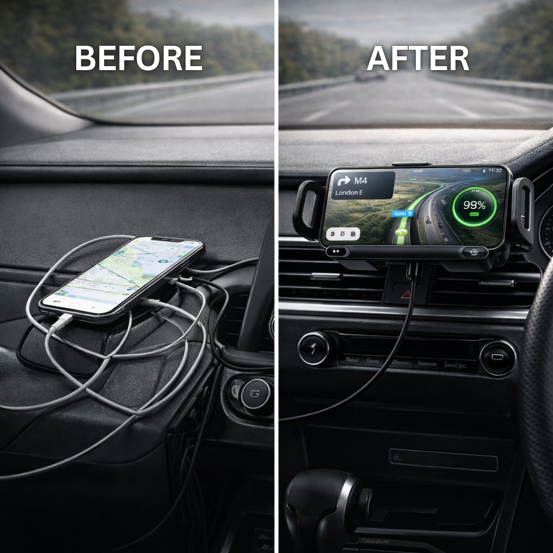 M90 PRO | The Auto-Grip Car Mount Charger