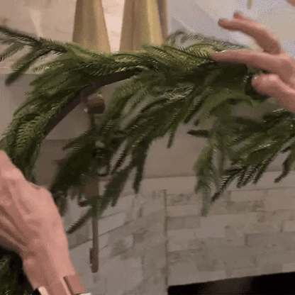 GlowGrip | The 2-in-1 Mantel & Garland Hanger