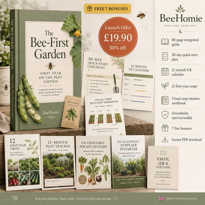 Bee-First Garden First Year on the Plot Edition