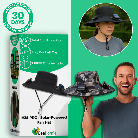 H35 PRO | The Solar-Powered Fan Hat